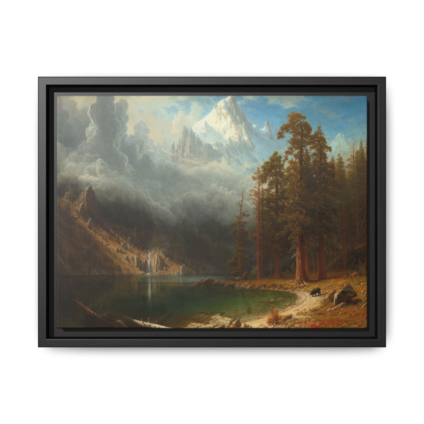 Bierstadt, Albert - Mount Corcoran (1877) - Matte Canvas, Framed