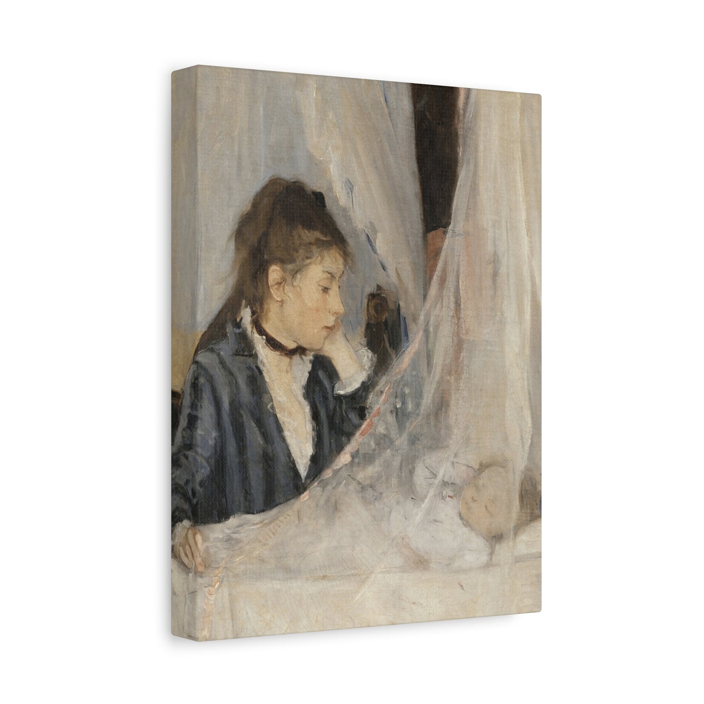Morisot, Berthe - The Cradle (1872) - Canvas Block, unframed