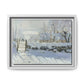 Monet, Claude - The Magpie (1868) - Matte Canvas, Framed
