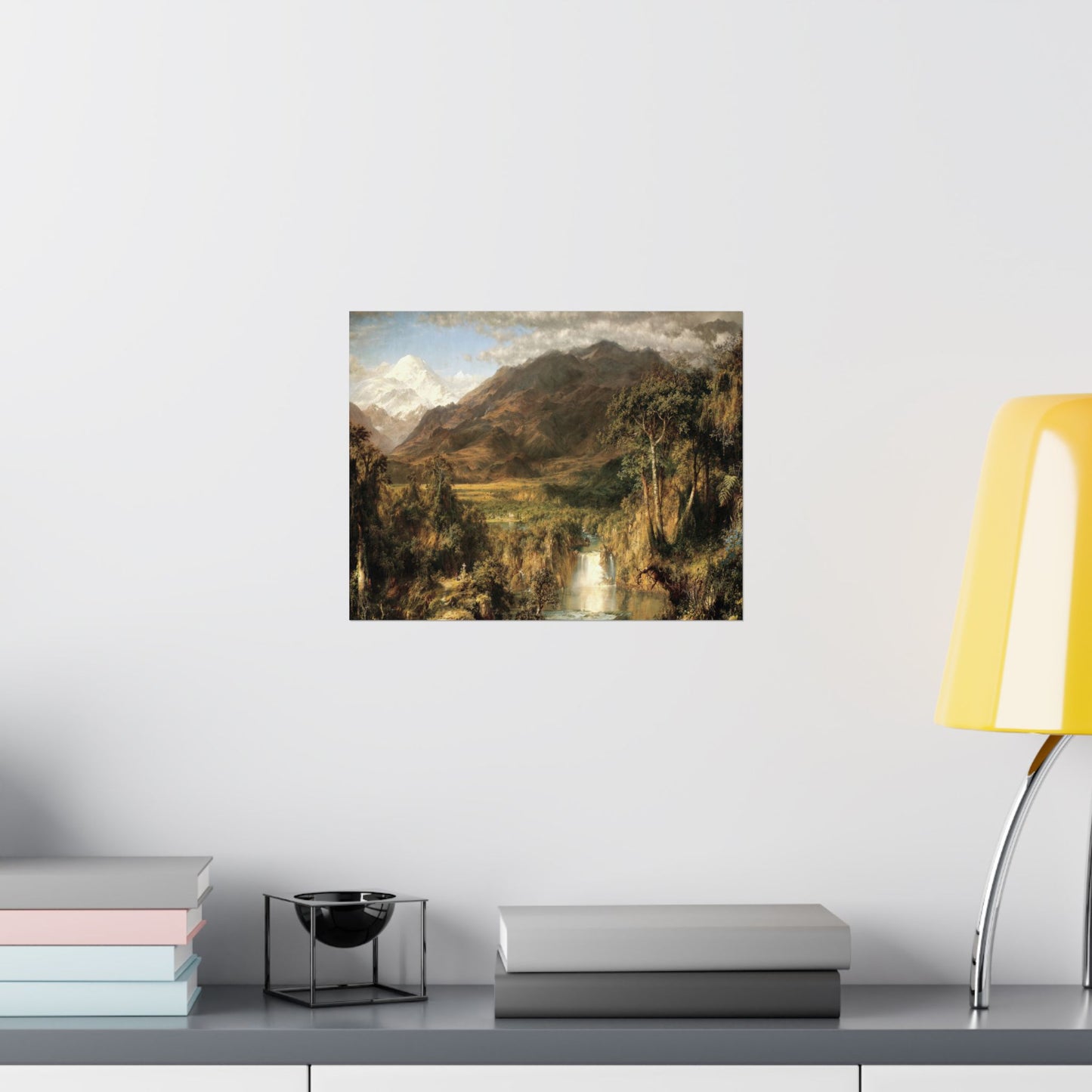Church, Frederic Edwin - The Heart of the Andes  (1859) - Satin Posters
