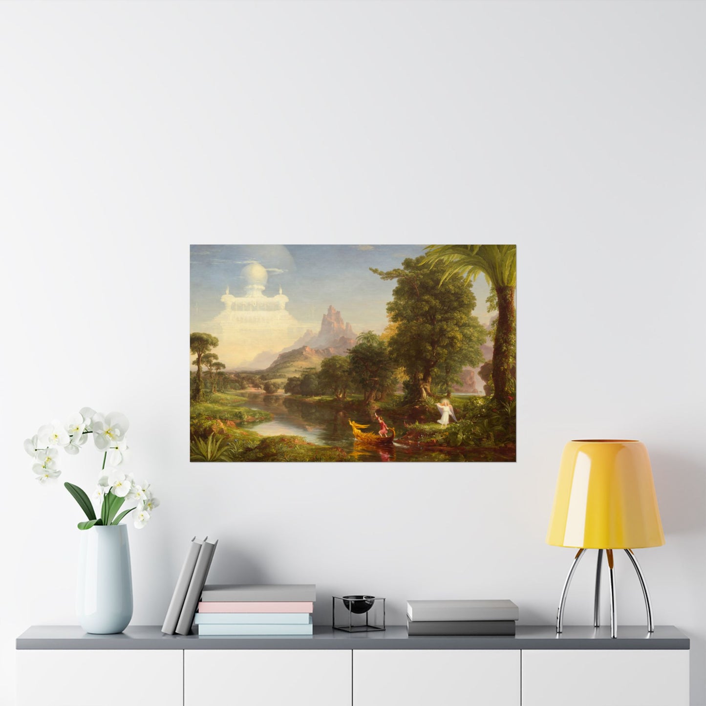 Cole. Thomas - The Voyage of Life: Youth (1842) - Satin Posters