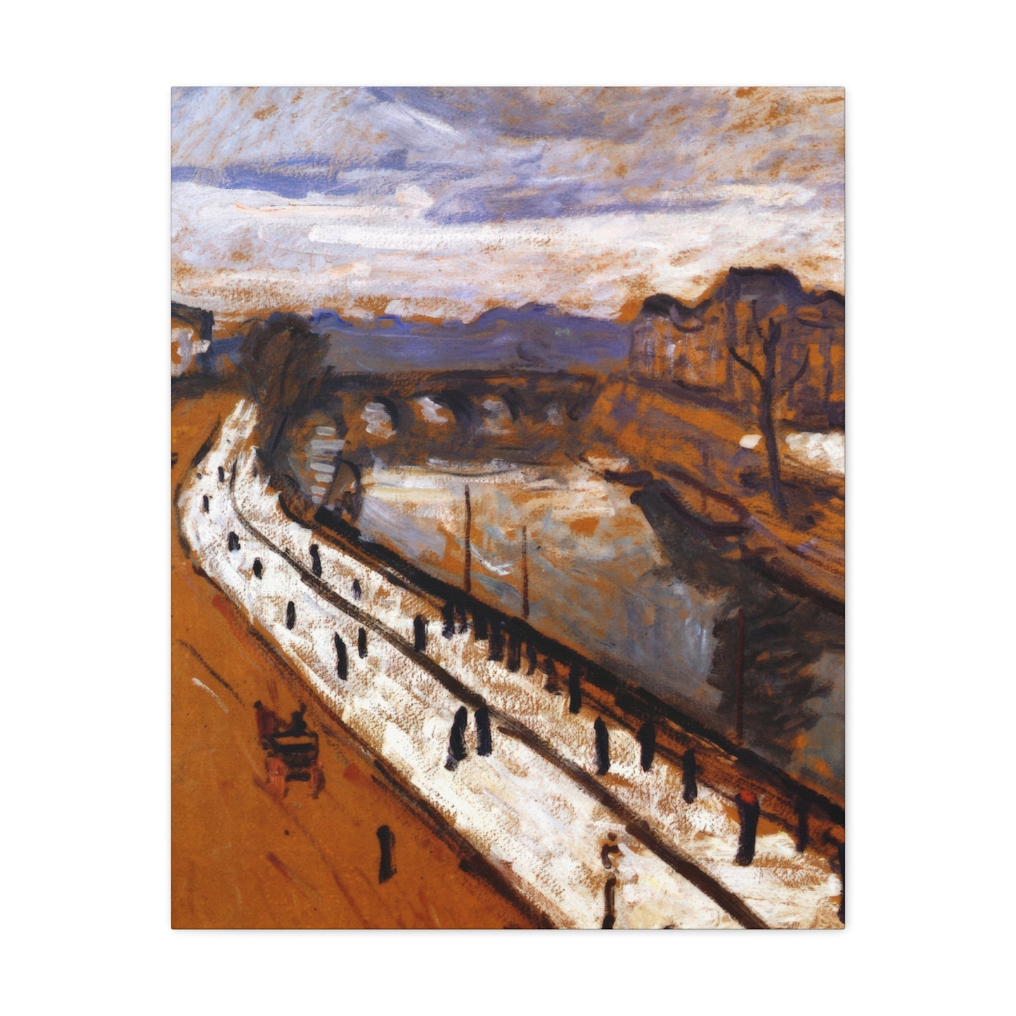 Marquet, Albert - Quai des Grands-Augustins (1905) - Canvas Block, unframed