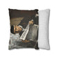 Cézanne, Paul - The Artist’s Father (1866) - Suede Square Pillowcase