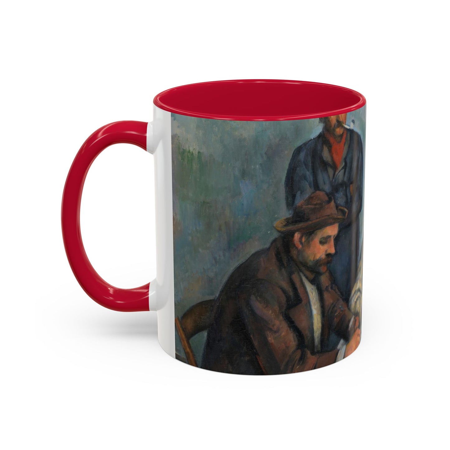 Cézanne, Paul - The Card Players (1892) - Colorful Accent Mugs