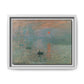 Monet, Claude - Impression, Sunrise (1872) - Matte Canvas, Framed