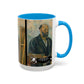 Cézanne, Paul - Portrait of the Artist with a Palette (1890) - Colorful Accent Mugs