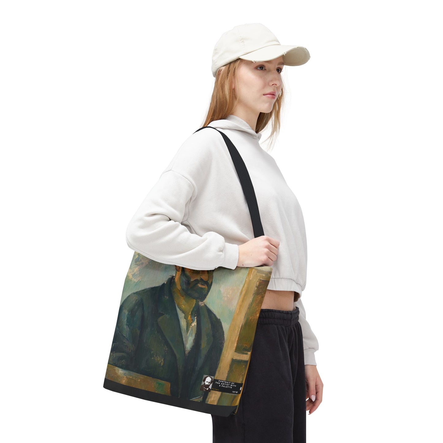 Cézanne, Paul - Portrait of the Artist with a Palette (1890) - Tote Bag