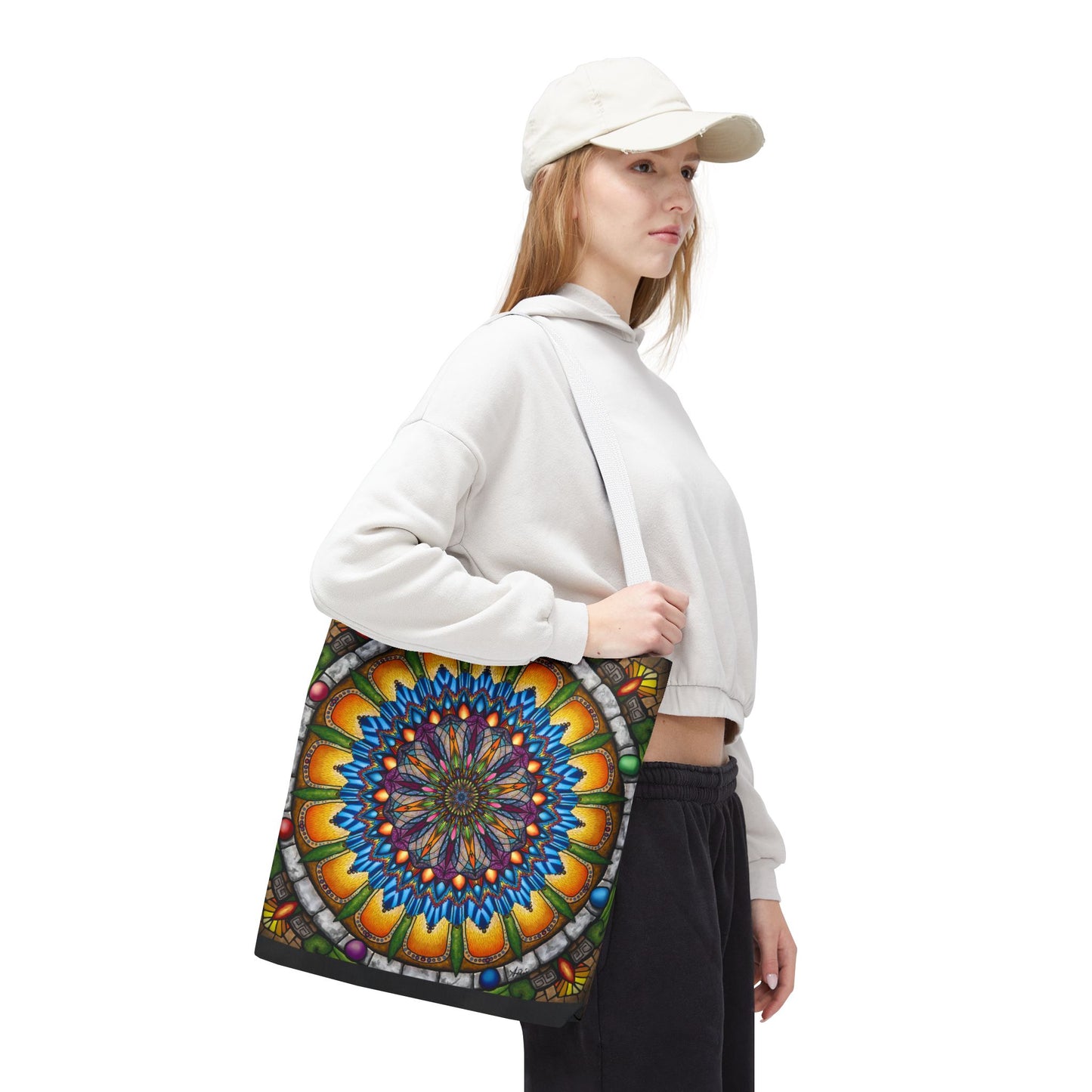 Pacio, Adam - Emerald Arrows Mandala - Tote Bag