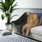 Filiger, Charles - The Recumbent Christ (1895) - Sherpa Fleece Blanket