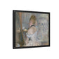 Morisot, Berthe - Woman at Her Toilette (1880) - Matte Canvas, Framed