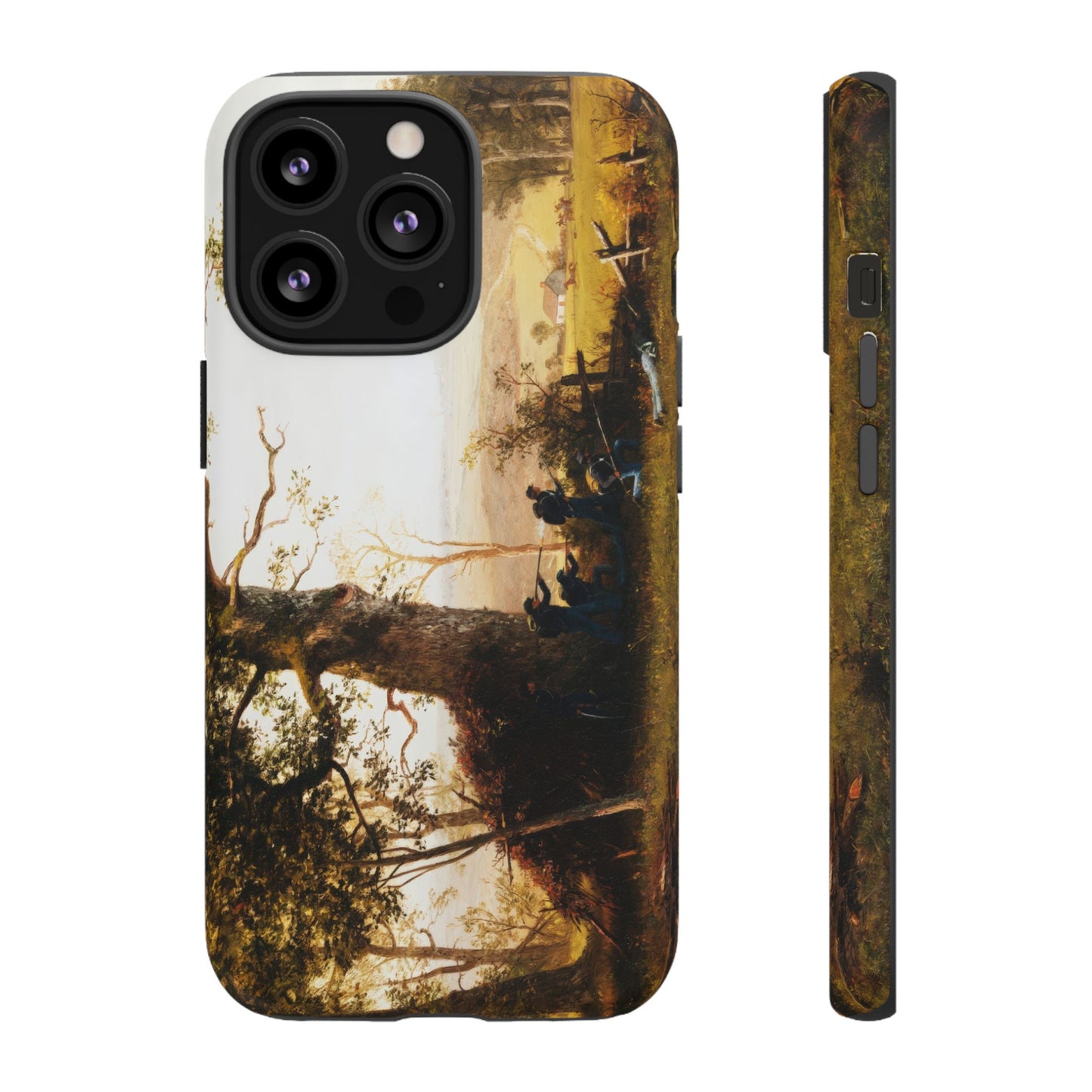 Bierstadt, Albert -  Guerrilla Warfare (1861) - Tough Phone Cases