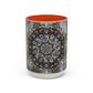 Pacio, Adam - Memento Mori Mandala - Colorful Accent Mugs