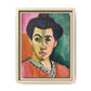 Matisse, Henri - The Green Stripe (1905) - Matte Canvas, Framed