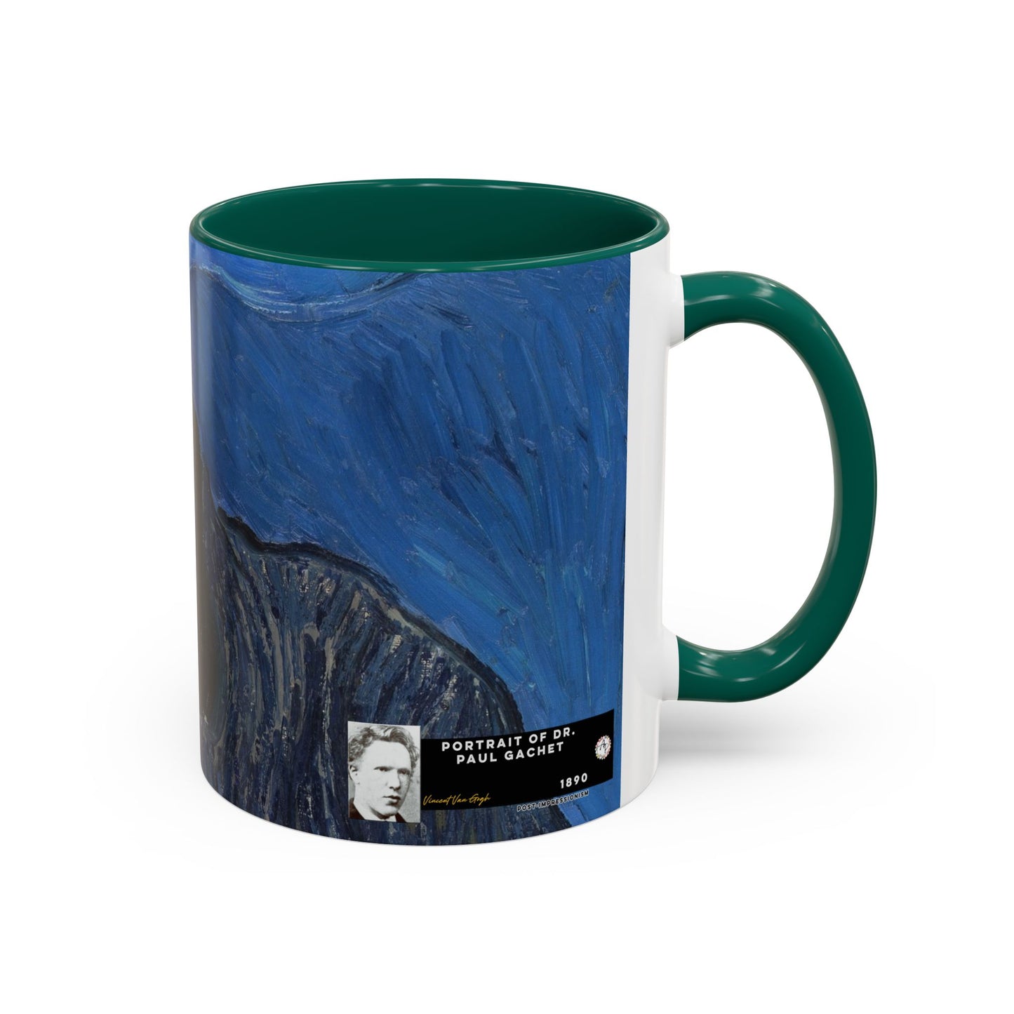 Van Gogh, Vincent - Portrait of Dr. Paul Gachet (1890) - Colorful Accent Mugs