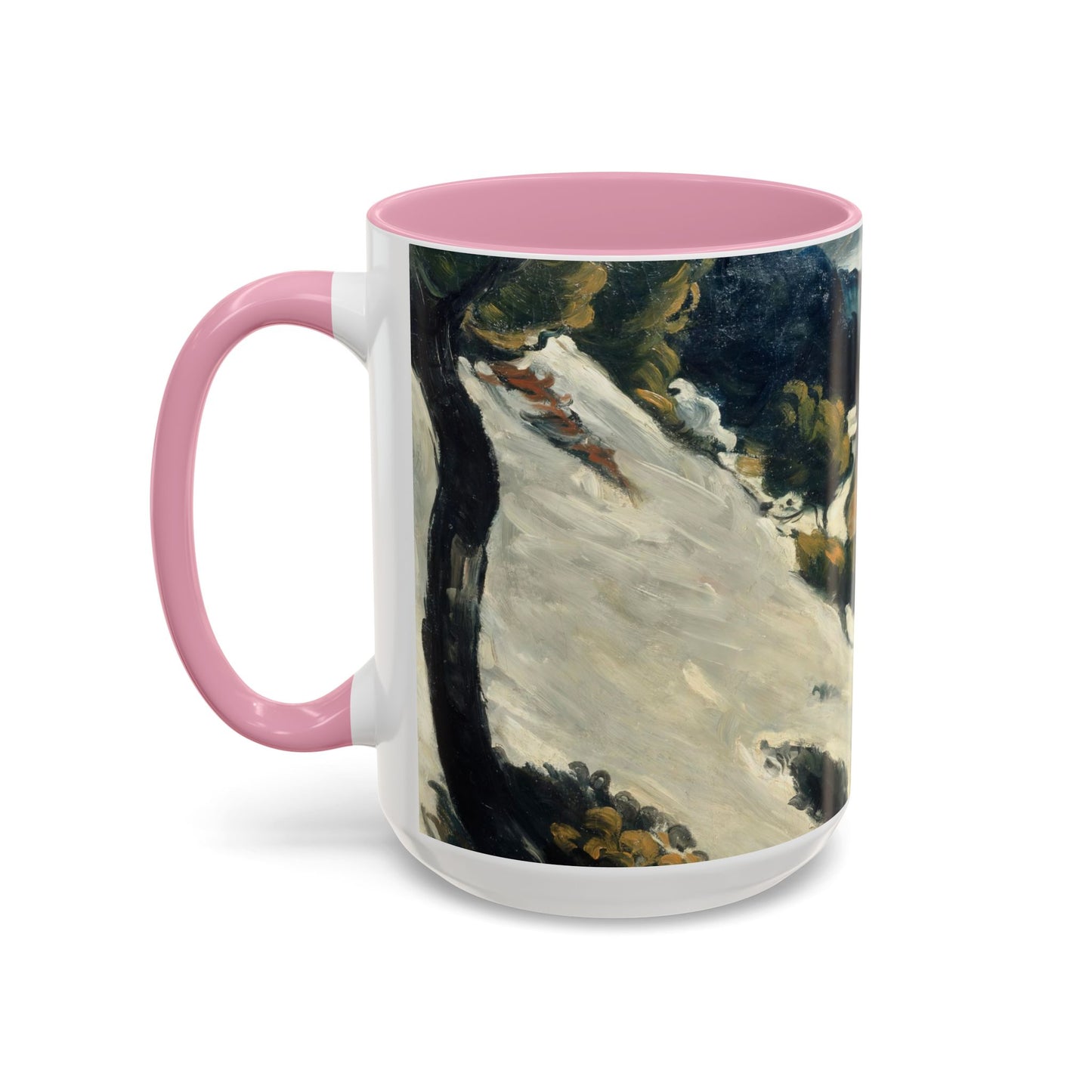Cézanne, Paul - A Modern Olympia (1874) - Colorful Accent Mugs