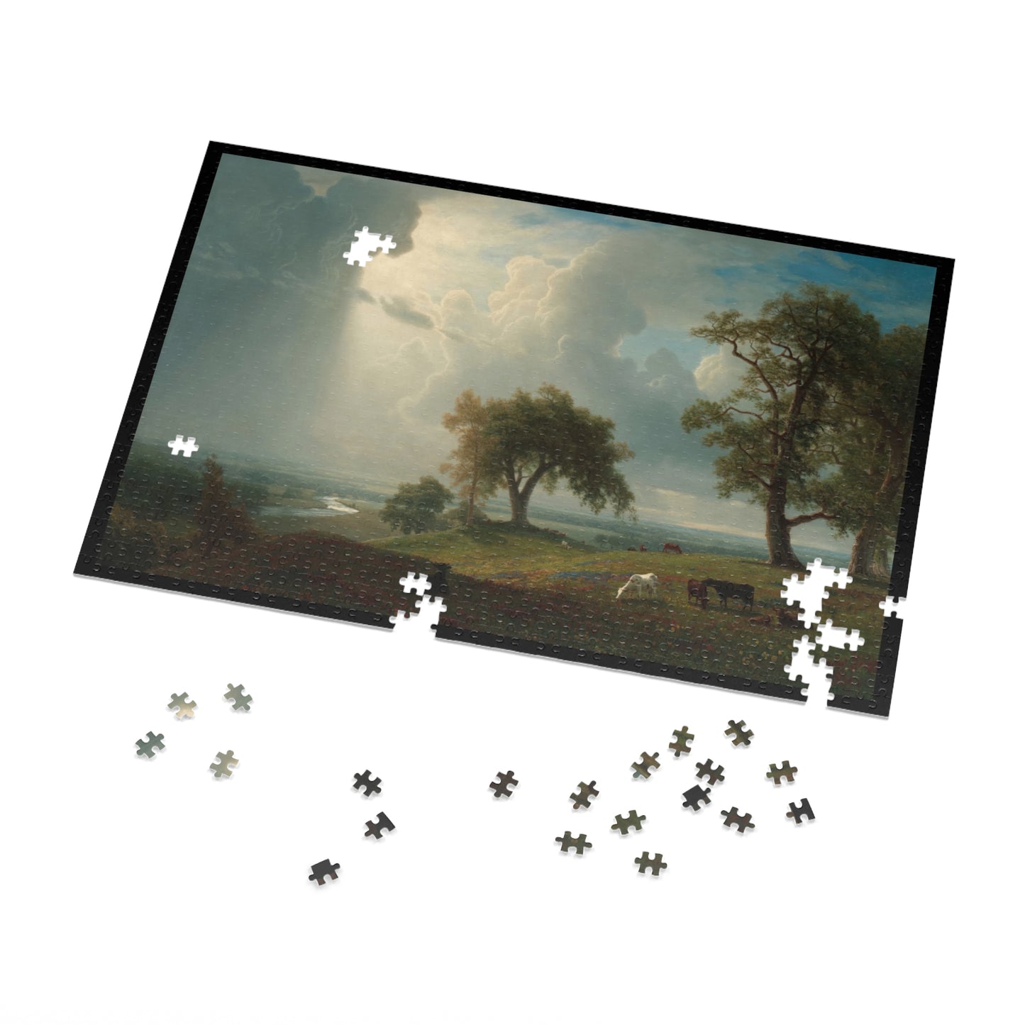 Bierstadt, Albert - California Spring (1875) - 1000pc Jigsaw Puzzle