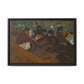 Toulouse-Lautrec, Henri - At the Moulin Rouge (1892) - Matte Canvas, Framed