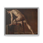 Courbet, Gustave - Study of a Nude Man (1840) - Matte Canvas, Framed
