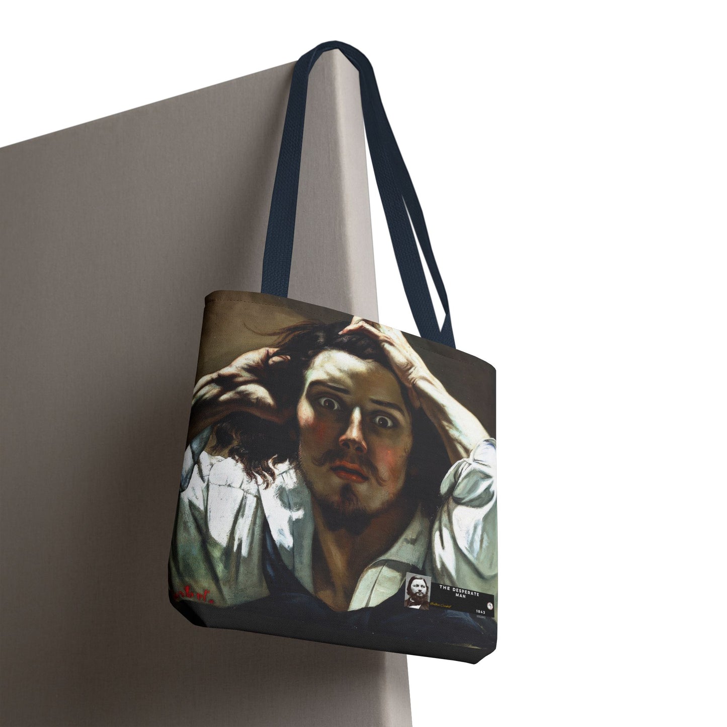 Courbet, Gustave - The Desperate Man (1843) - Tote Bag