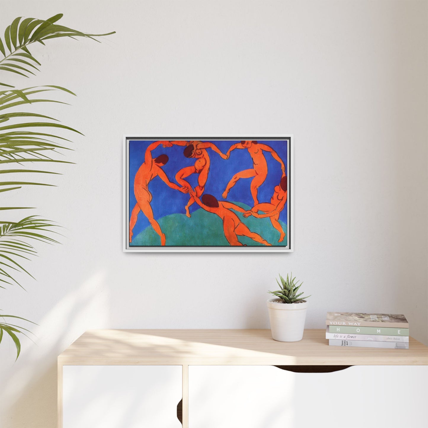 Matisse, Henri - Dance (II) (1910) - Matte Canvas, Framed