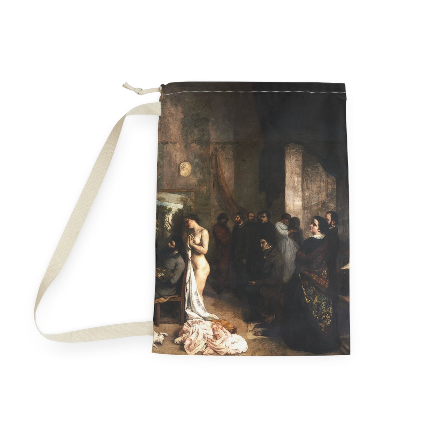 Courbet, Gustave - The Painter’s Studio (1855) - Laundry Bag