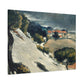 Cézanne, Paul - L’Estaque, Melting Snow (1870) - Canvas Block, unframed