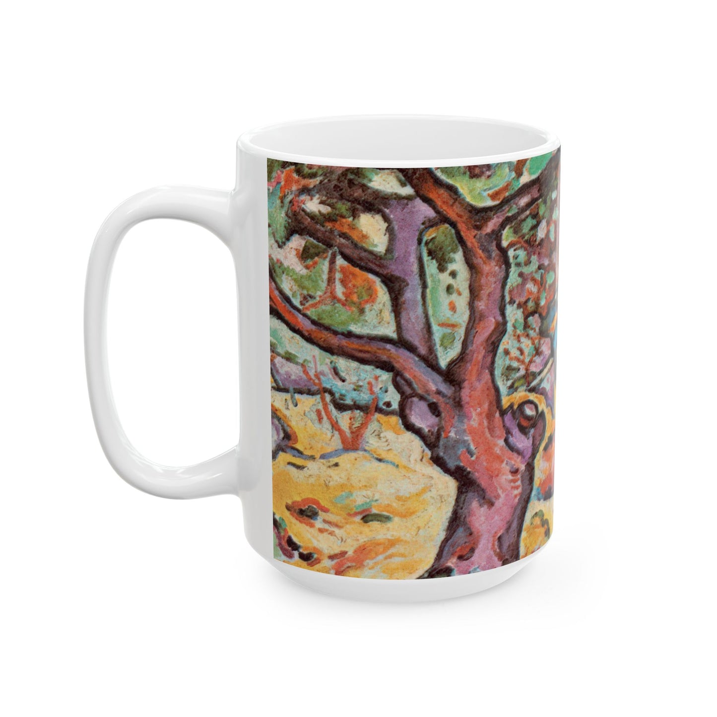 Braque, Georges - Olive Tree near L'Estaque (1906) - Ceramic Mug