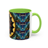 Obsidian Grandmothers Mandala - Colorful Accent Mugs