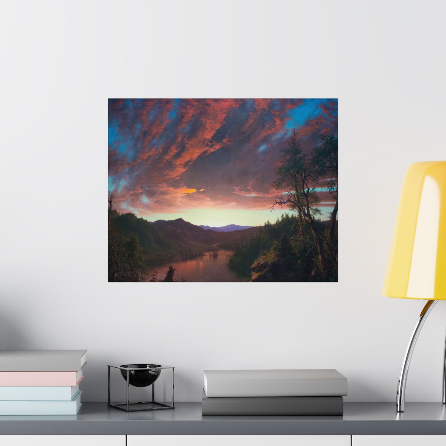 Church, Frederic Edwin - Twilight in the Wilderness  (1860) - Satin Posters