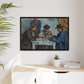 Cézanne, Paul - The Card Players (1892) - Matte Canvas, Framed