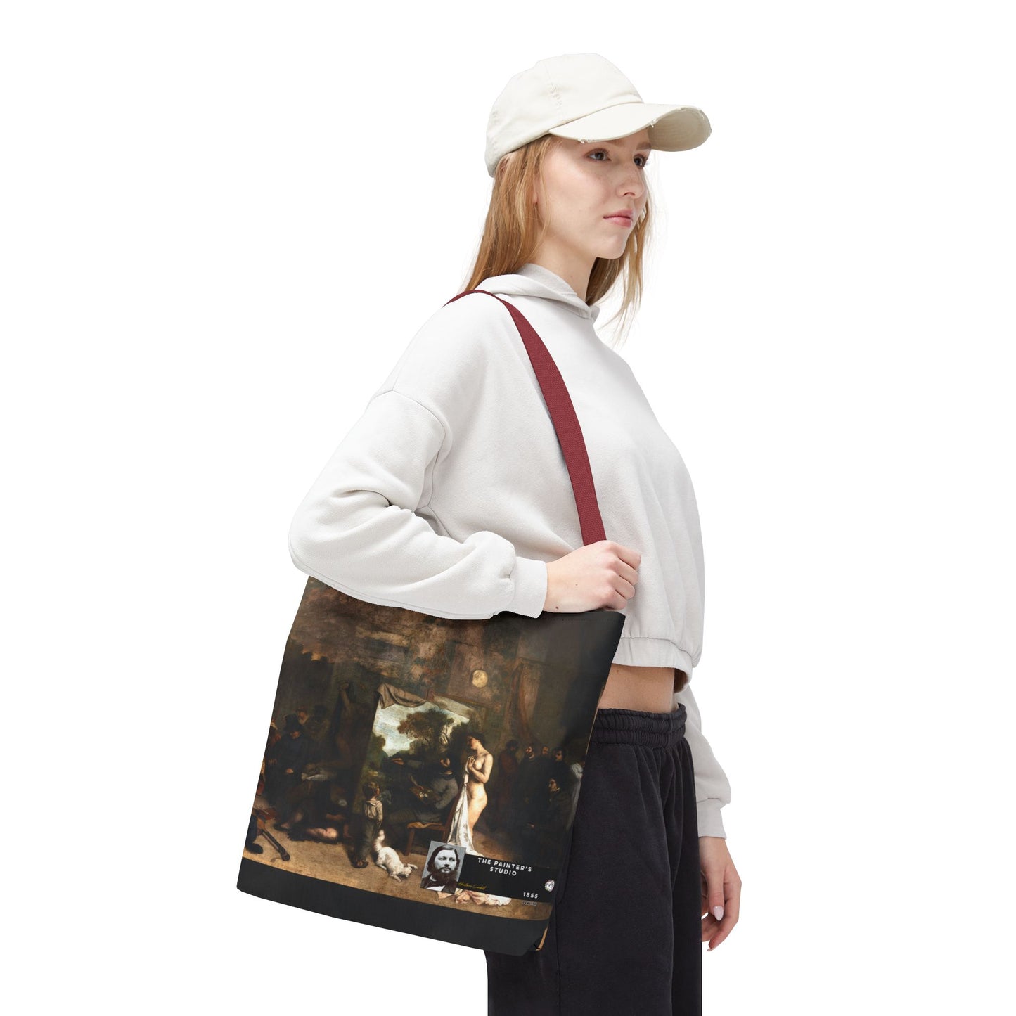 Courbet, Gustave - The Painter’s Studio (1855) - Tote Bag