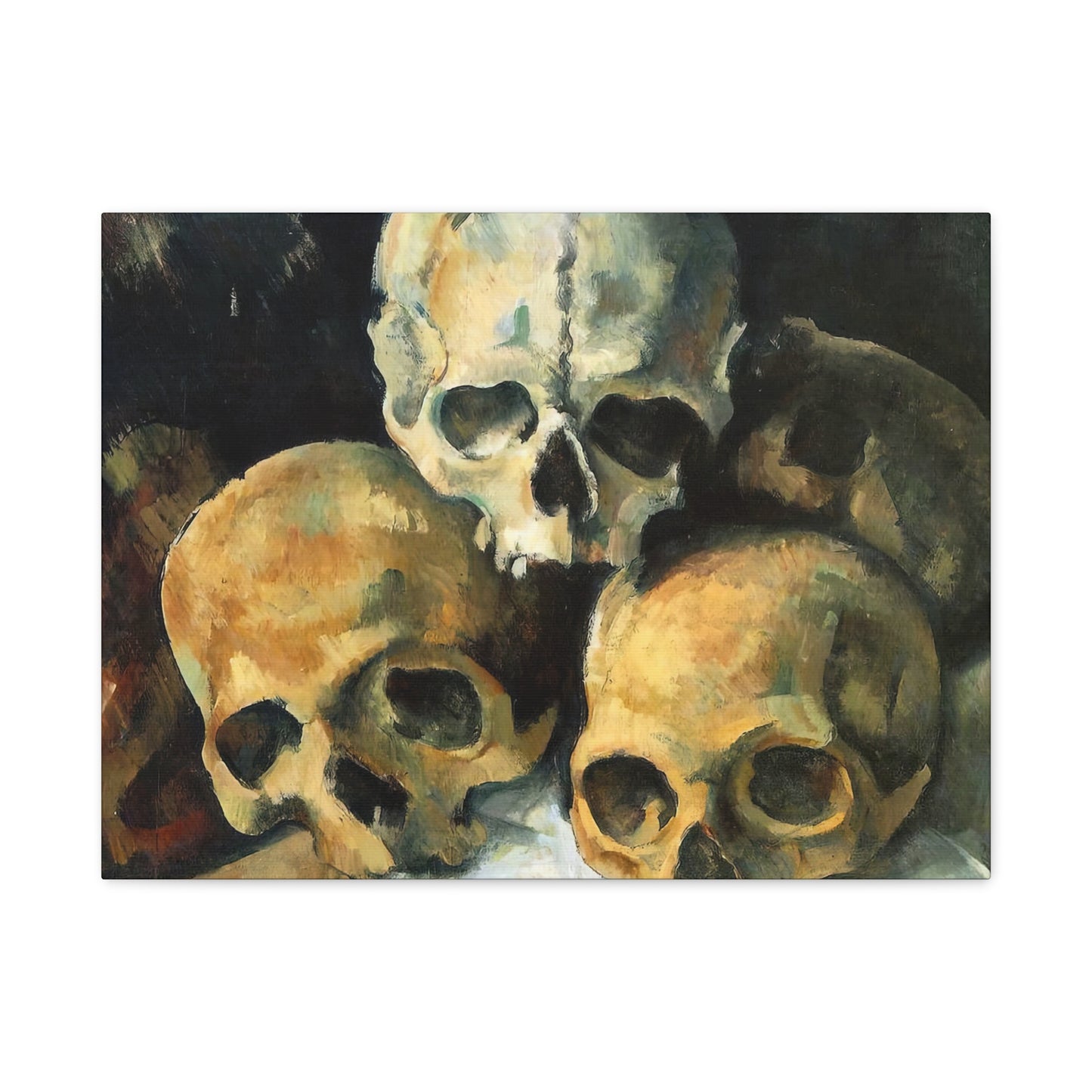 Cézanne, Paul - Pyramid of Skulls (1901) - Canvas Block, unframed