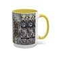 Pacio, Adam - Memento Mori Mandala - Colorful Accent Mugs