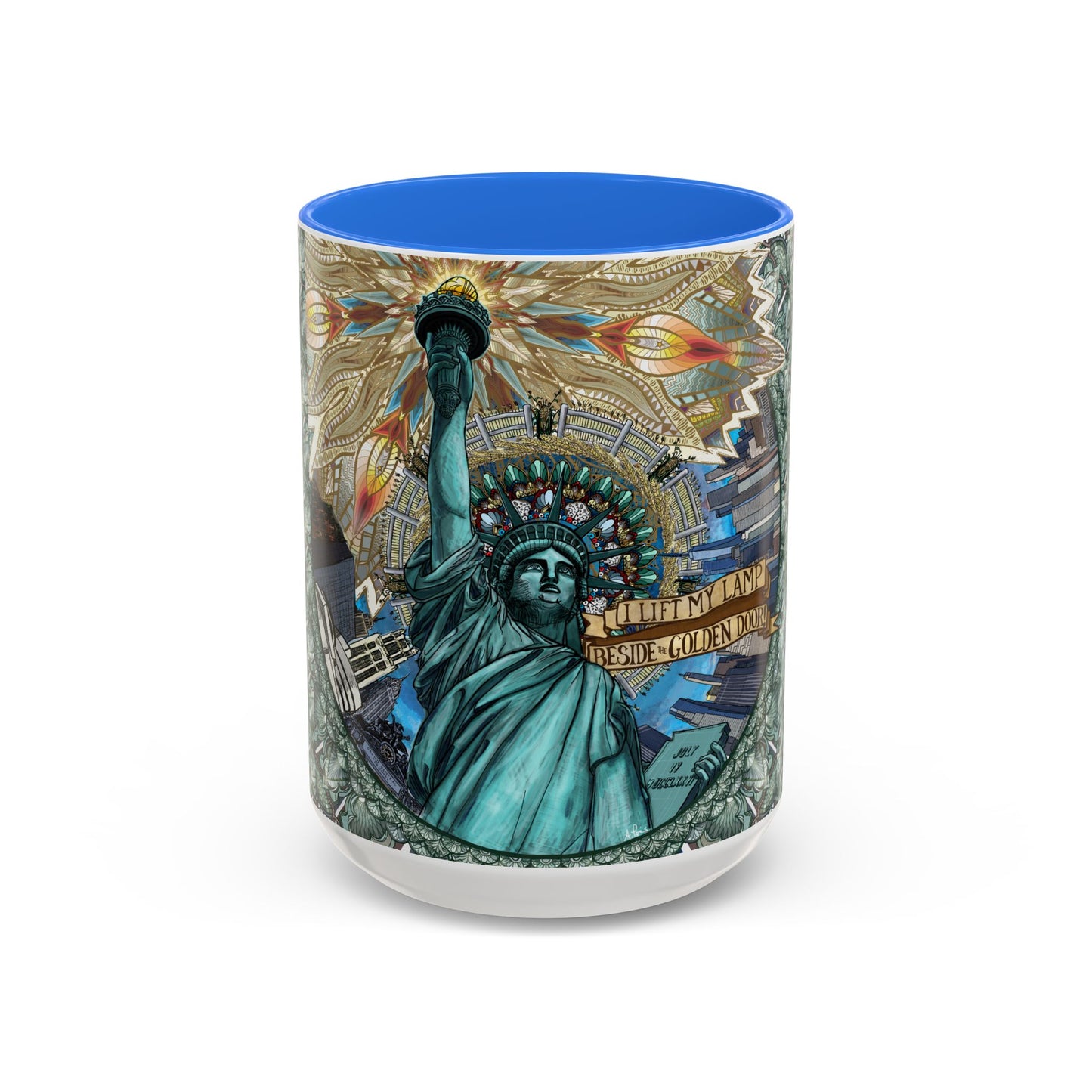 Pacio, Adam - Liberty Mandala - Colorful Accent Mugs