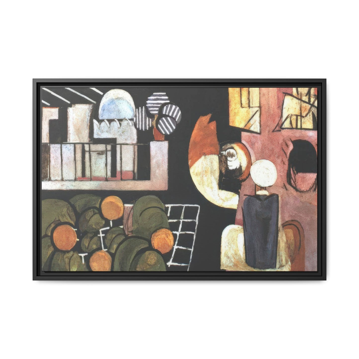 Matisse, Henri - The Moroccans (1916) - Matte Canvas, Framed