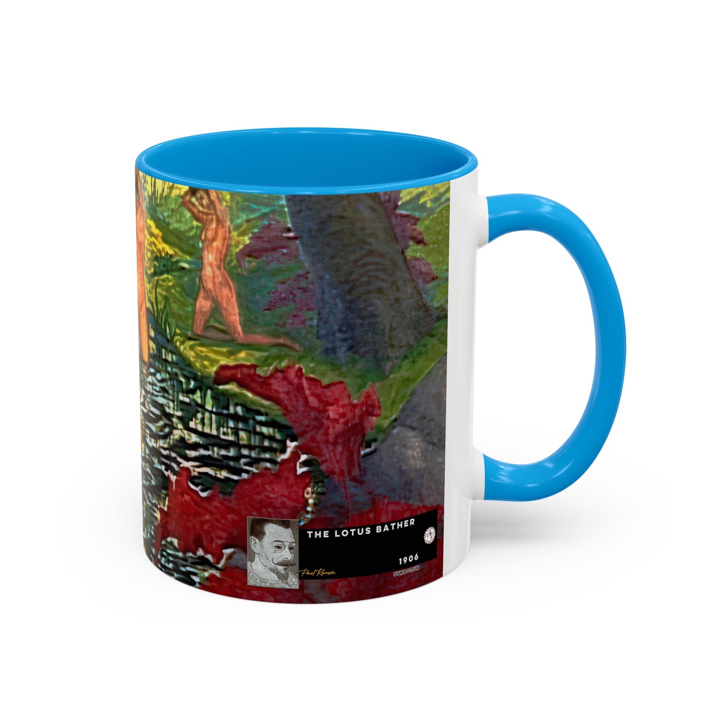 Ranson, Paul - The Lotus Bather (1906) - Colorful Accent Mugs