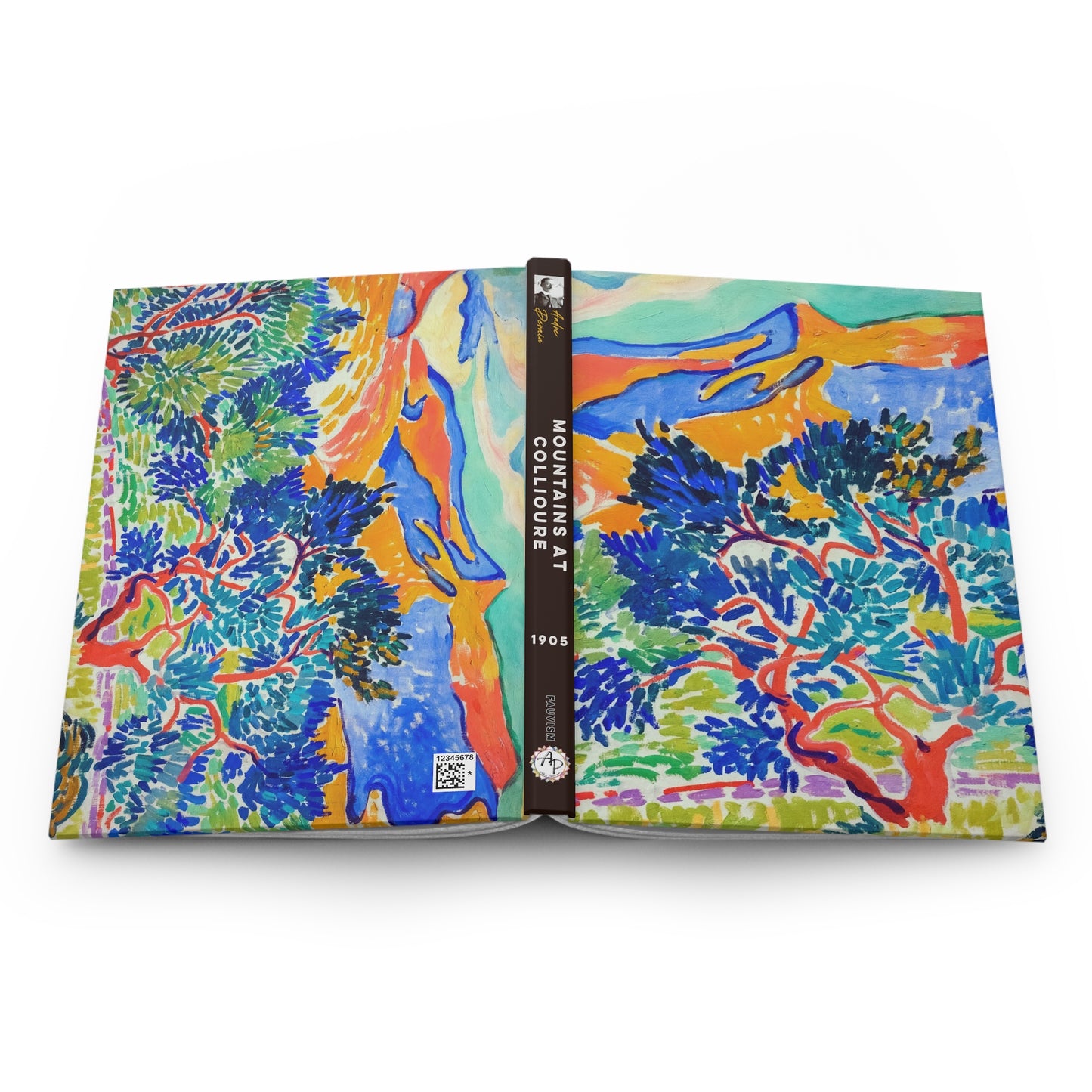 Derain, André - Mountains at Collioure (1905) - Hardcover Journal Matte