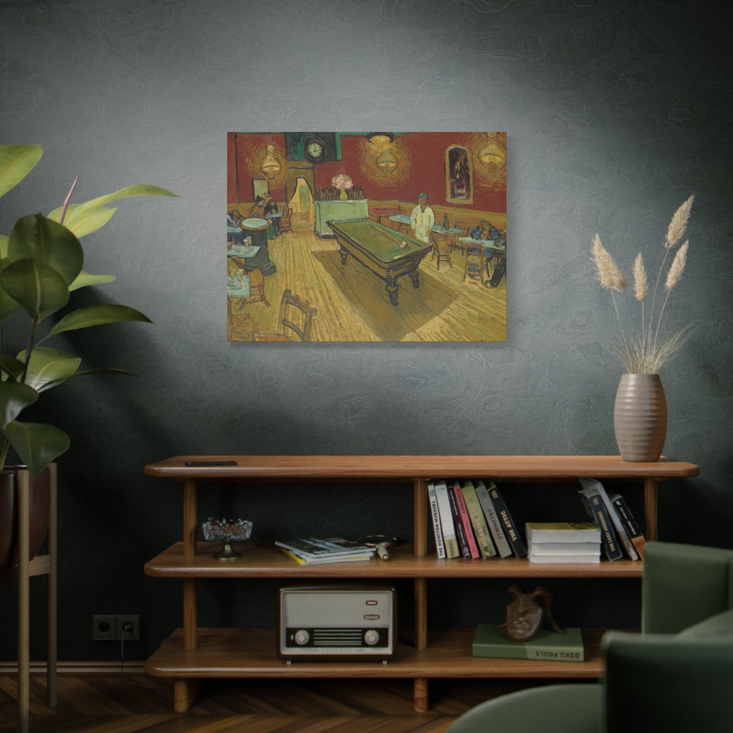 Van Gogh, Vincent - The Night Cafe (1888) - Canvas Block, unframed