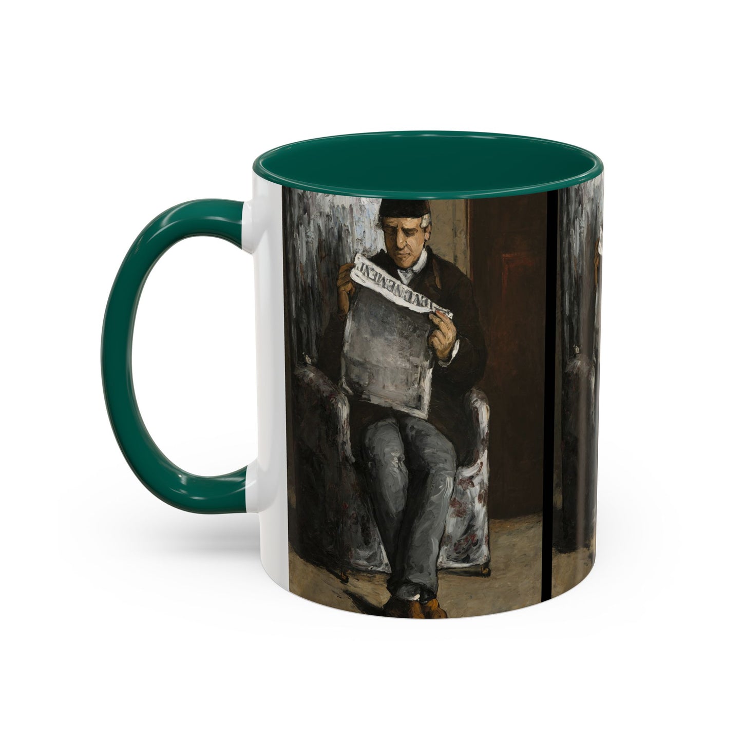 Cézanne, Paul - The Artist’s Father (1866) - Colorful Accent Mugs