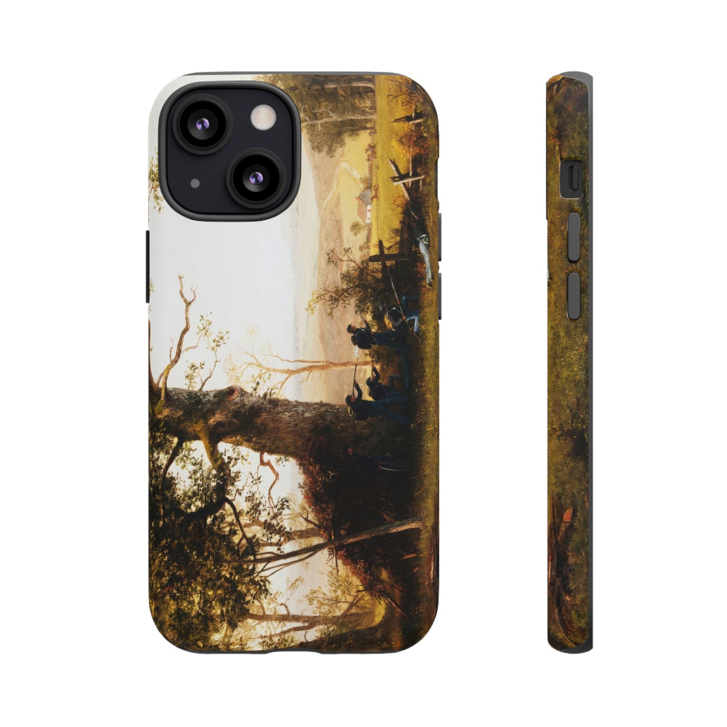 Bierstadt, Albert -  Guerrilla Warfare (1861) - Tough Phone Cases