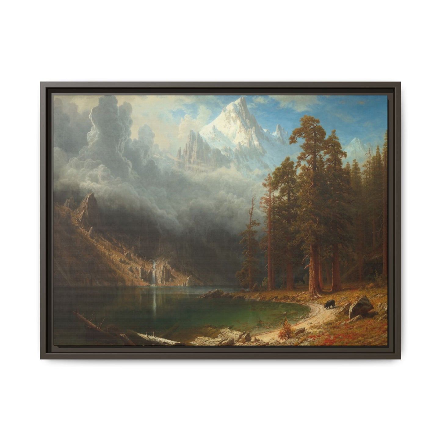Bierstadt, Albert - Mount Corcoran (1877) - Matte Canvas, Framed