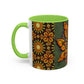 Pacio, Adam - Monarch Butterfly Mandala - Colorful Accent Mugs