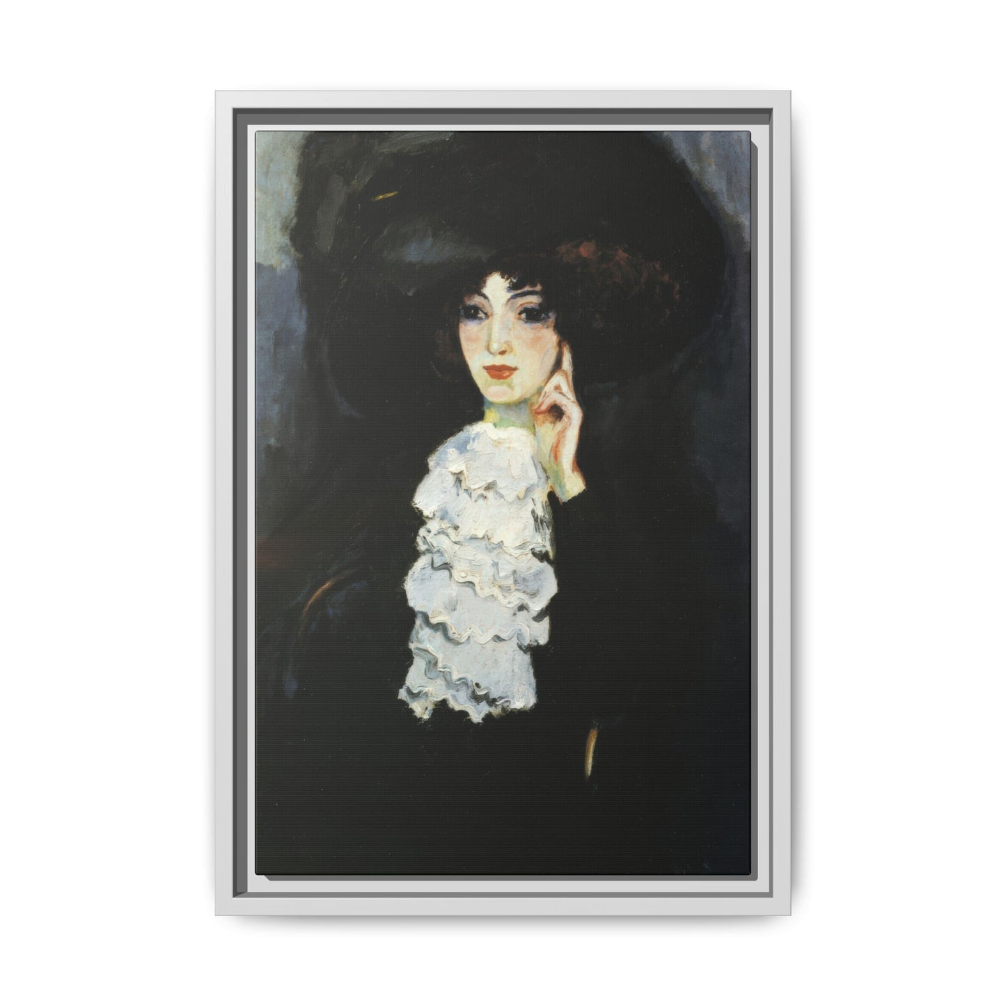 Van Dongen, Kees - Woman with Frill (1905) - Matte Canvas, Framed