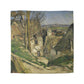 Cézanne, Paul - The House of the Hanged Man, Auvers-sur-Oise (1874) - Microfiber Duvet Cover
