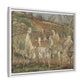 Pissarro, Camille - Red Roofs, Corner of a Village in Winter (1877) - Matte Canvas, Framed