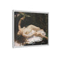 Courbet, Gustave - Woman with a Parrot (1866) - Matte Canvas, Framed