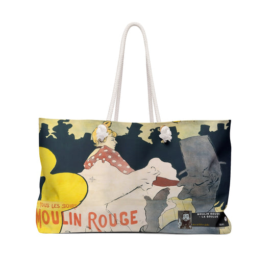 Toulouse-Lautrec, Henri - Moulin Rouge - La Goulue (1891) - Weekender Bag
