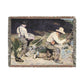 Courbet, Gustave - The Stone Breakers (1850) - Woven Blanket