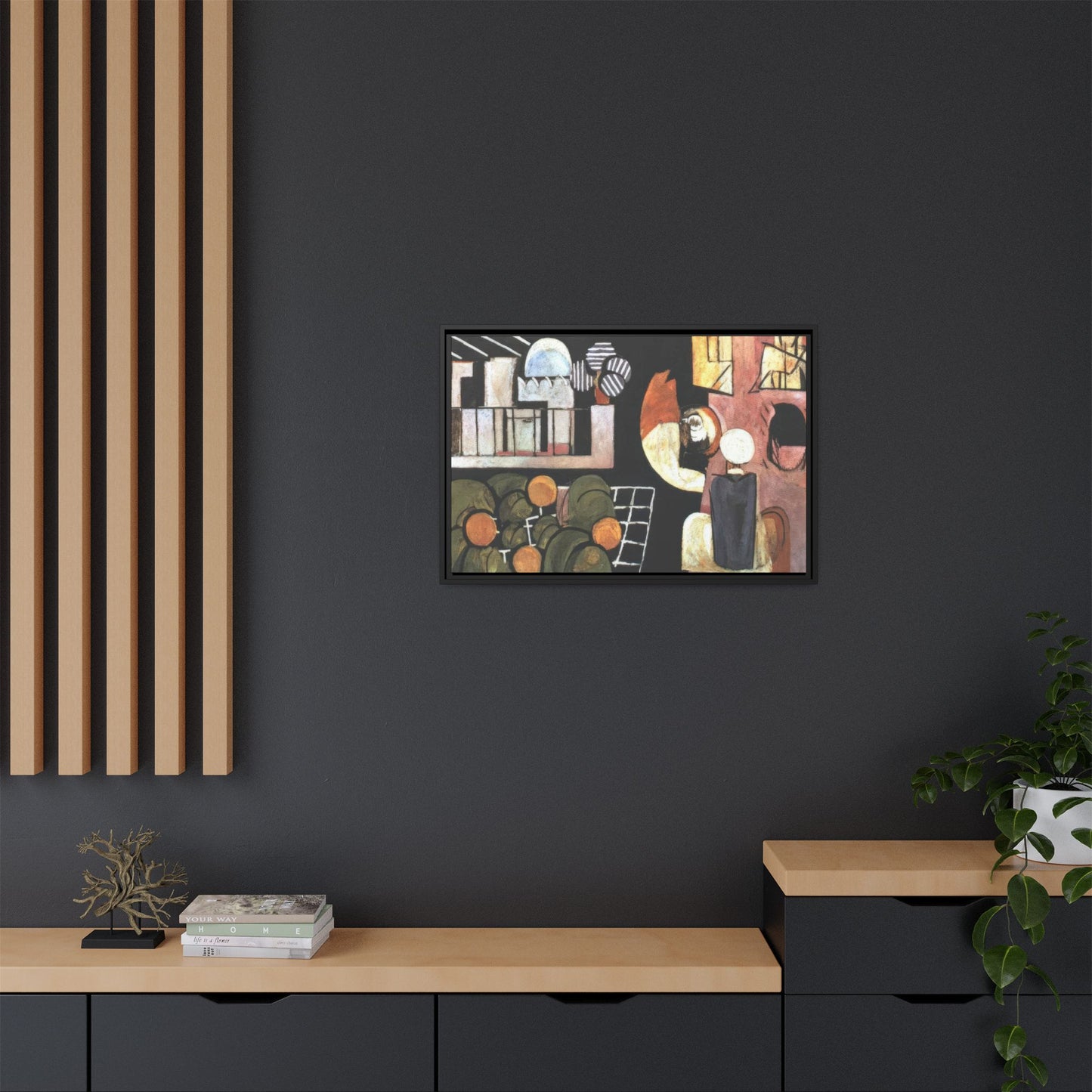Matisse, Henri - The Moroccans (1916) - Matte Canvas, Framed