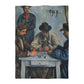 Cézanne, Paul - The Card Players (1892) - Microfiber Duvet Cover